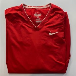 Nike Dry-Fit Long Sleeve V-Neck